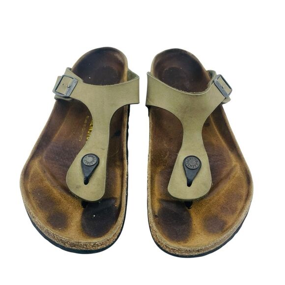 Birkenstock Women’s Gizeh Footbed Sandal - Tan - Picture 1 of 9